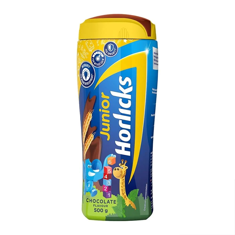 Junior Horlicks (1 to 6 Years) - Chocolate Flavor, 500 g Jar-1.webp